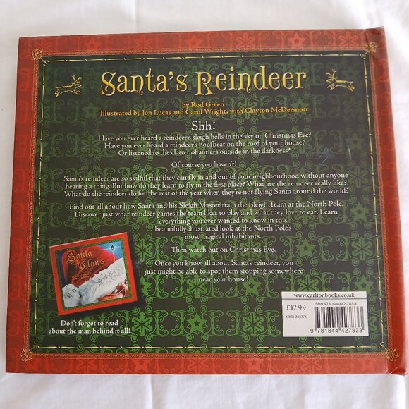 Santa's Reindeer Hardcover Christmas Book by Rod Green 2007 - Picture 4 of 16